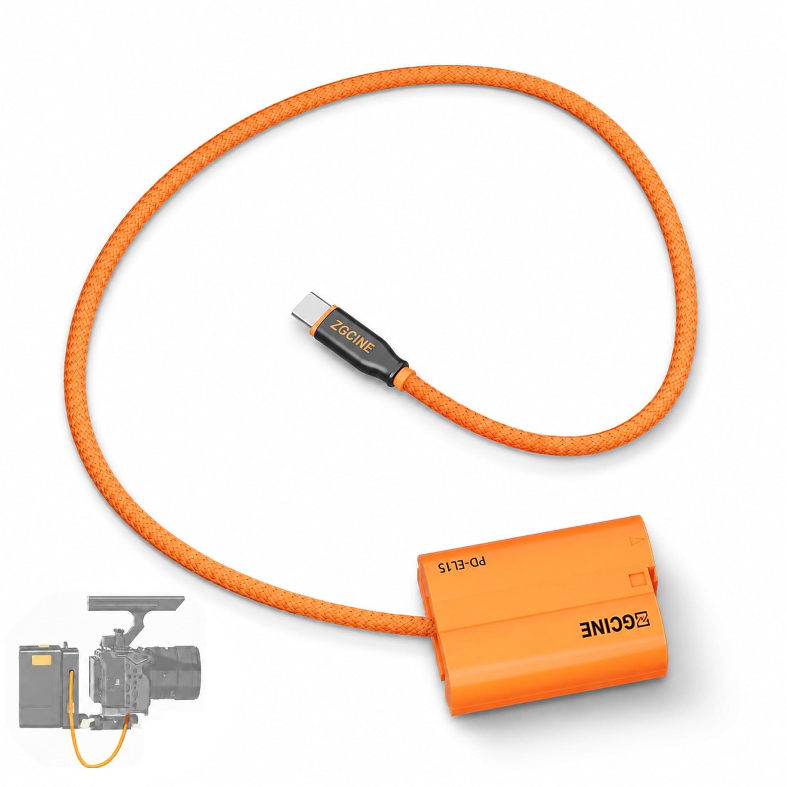 Amazon.com: ZGCINE PD-EL15 USB-C PD EN-EL15 Dummy Battery Cable